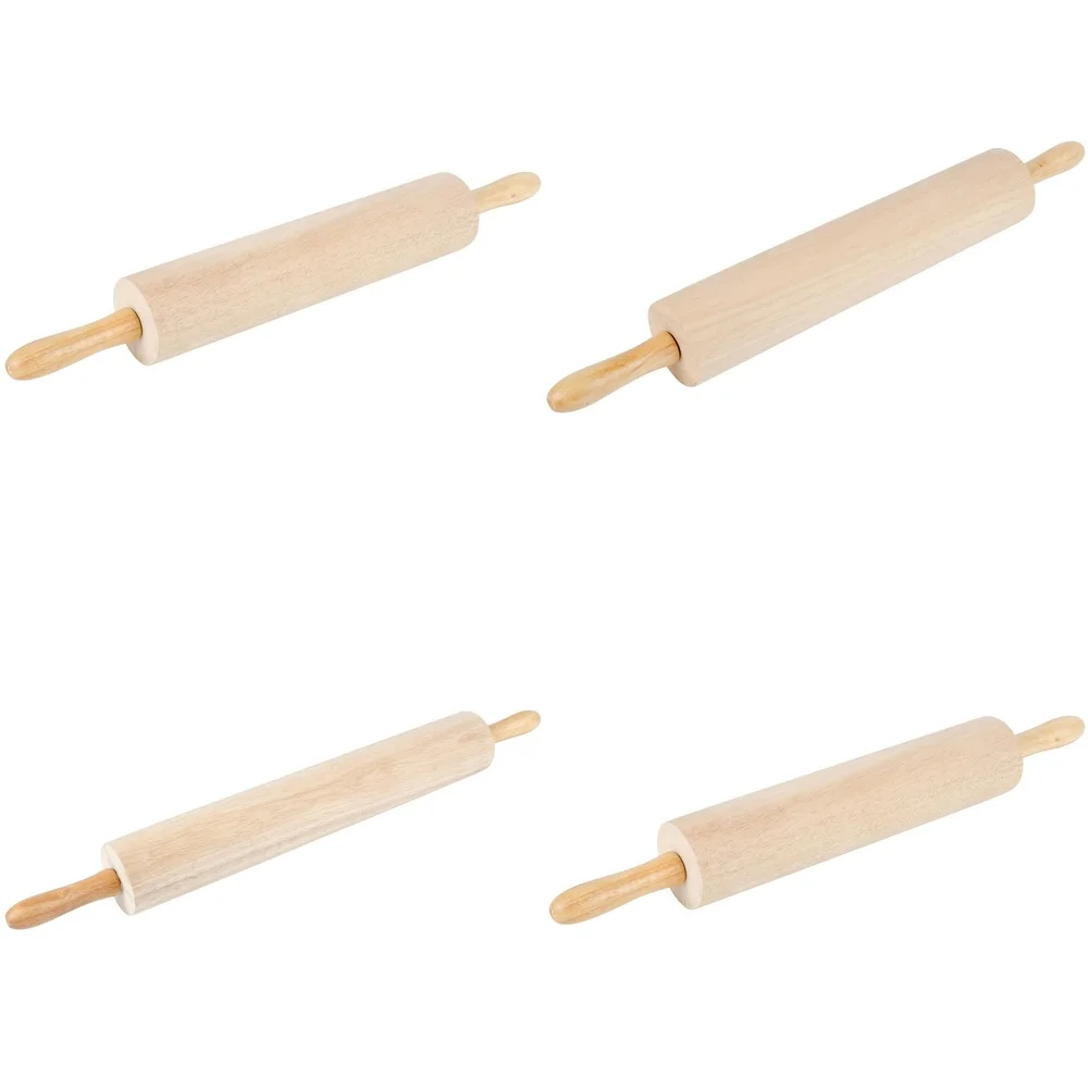 

Деревянная скалка 13 дюймов, 15 дюймов, 18 дюймов, натуральное дерево, антипригарный инструмент для выпечки теста, кондитерских изделий, хлеба, кухонная утварь