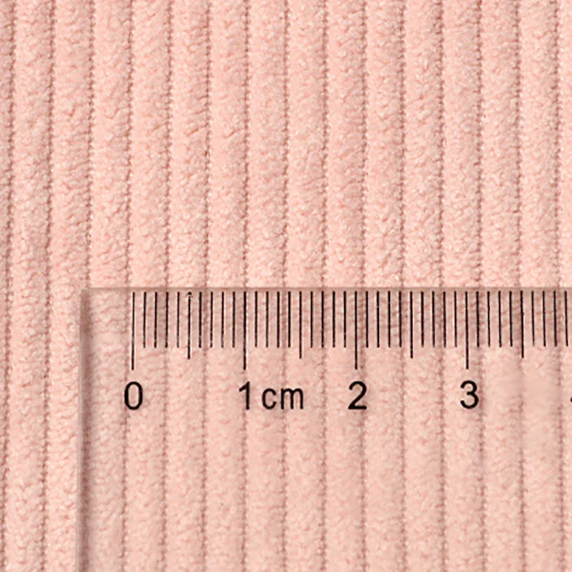 Corduroy Fabric for Sewing Shirt and Coat, Monochromatic, 8 Stripes, Nylon and Polyester by Half Meter, 0.5*150cm