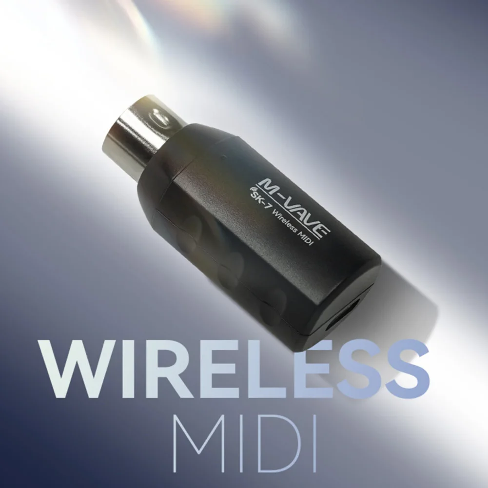 1PC Wireless Transmission Line For M-VAVE SK7 For MIDI Keyboards 2.4GHz Rechargeable Adapters Controllers Accessories