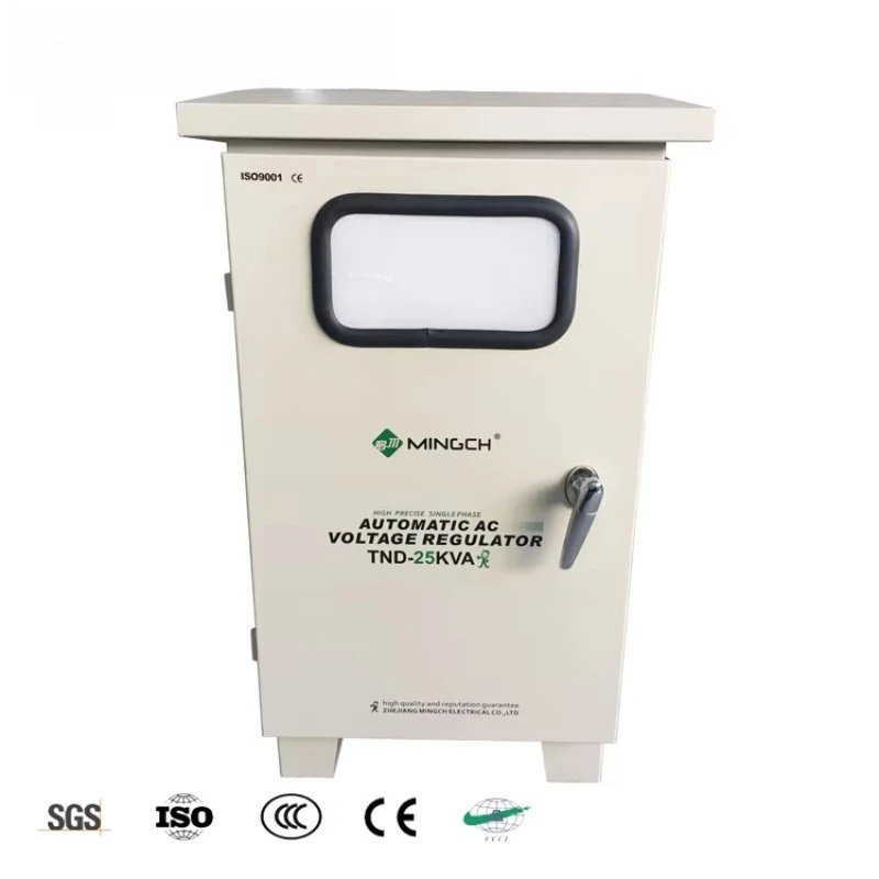 

Наружный IP 65 двойных катушек, 100% емкость, 100% медь, 220 В Svc-25ква, 25 кВт, автоматический регулятор напряжения