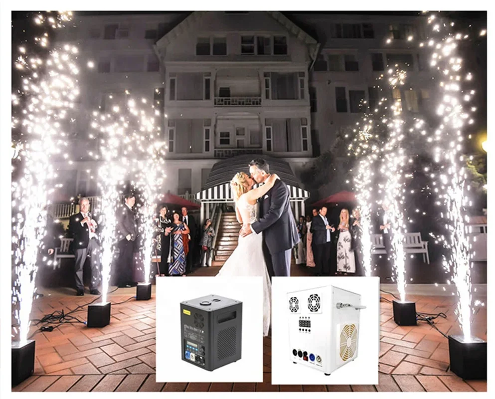 DMX512 pyrotechnic pyro stage fireworks cold sparkler fountain machine wedding decoration di equipment stage lights speakers bar