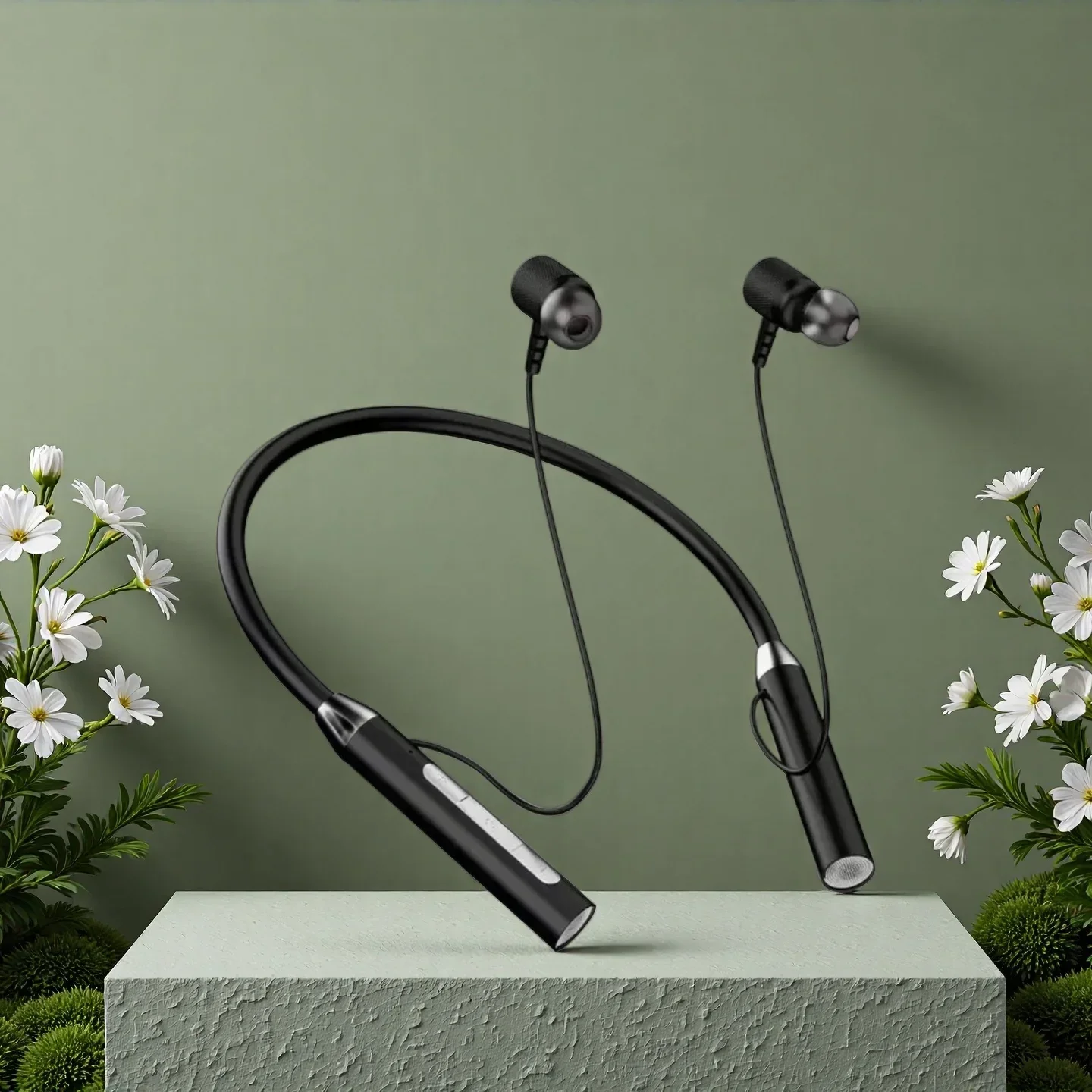 Wireless Headphones Bluetooth Neckband Magnetic Earphones Sport Running Earbuds Waterproof Bluetooth 5.3 Headset With Mic