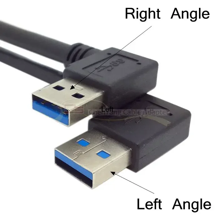 مايكرو B USB 3.0 القرص الصلب الخارجي كابل الزاوية اليمنى اليسرى 30 سنتيمتر 0.3 متر 1ft ل WD جواز السفر الترا ميتا سيجيت احتياطية توشيبا