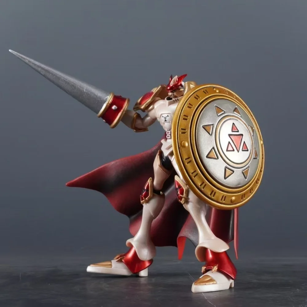 

Anime Character Knight Beast Figurine, Red Lotus Knight Beast Figurine Model Desktop Ornament