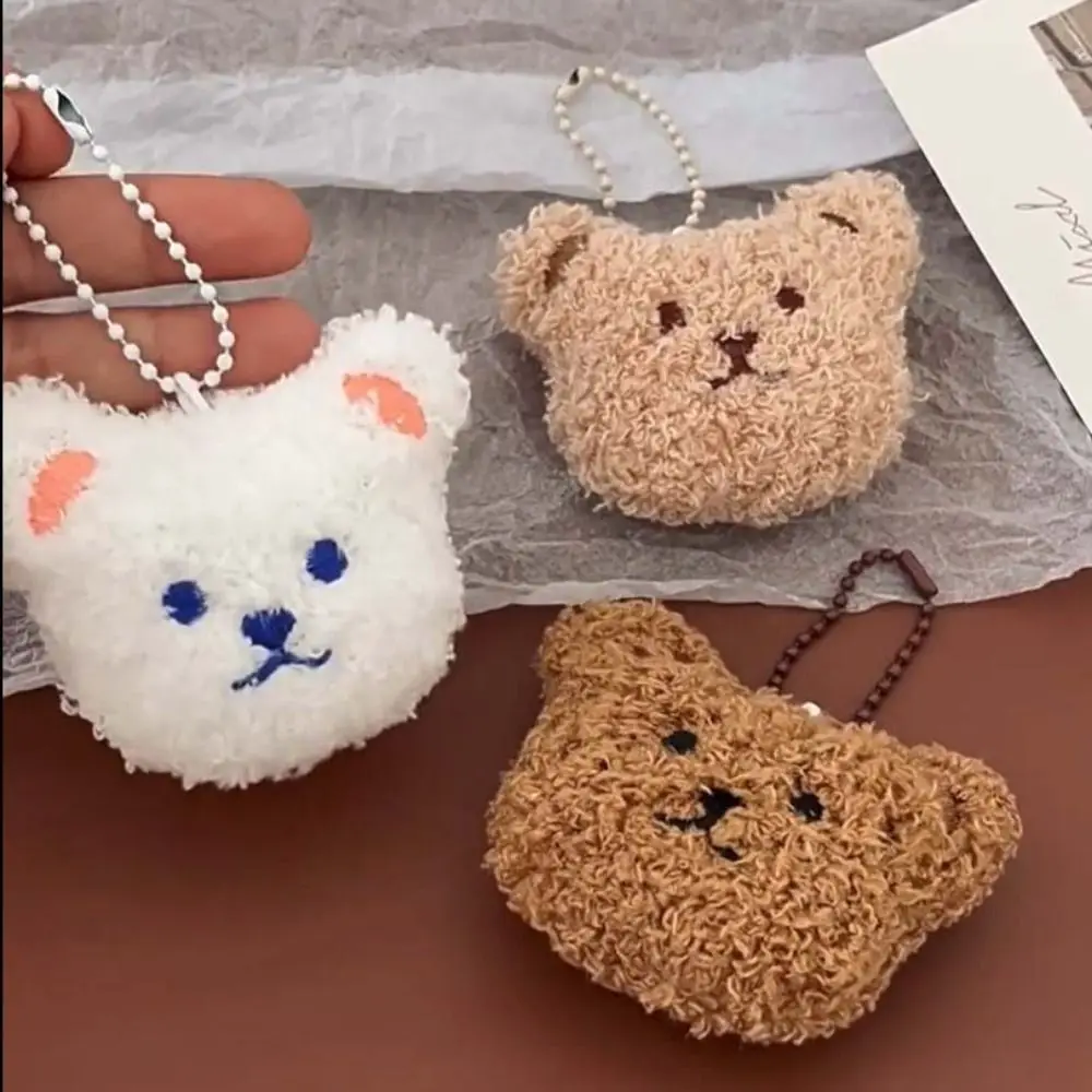 Niedlicher Stofftier-Bär-Anhänger, Anime-Taschenanhänger, Cartoon-Schlüsselanhänger, weich, unisex – Detail 7