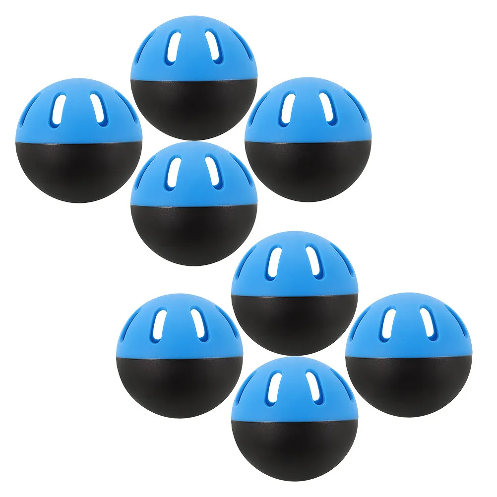 EVA Baseball Practice Balls 8 Pack Soft Hollow Training Balls 74mm Lightweight Limited Flight Indoor Outdoor