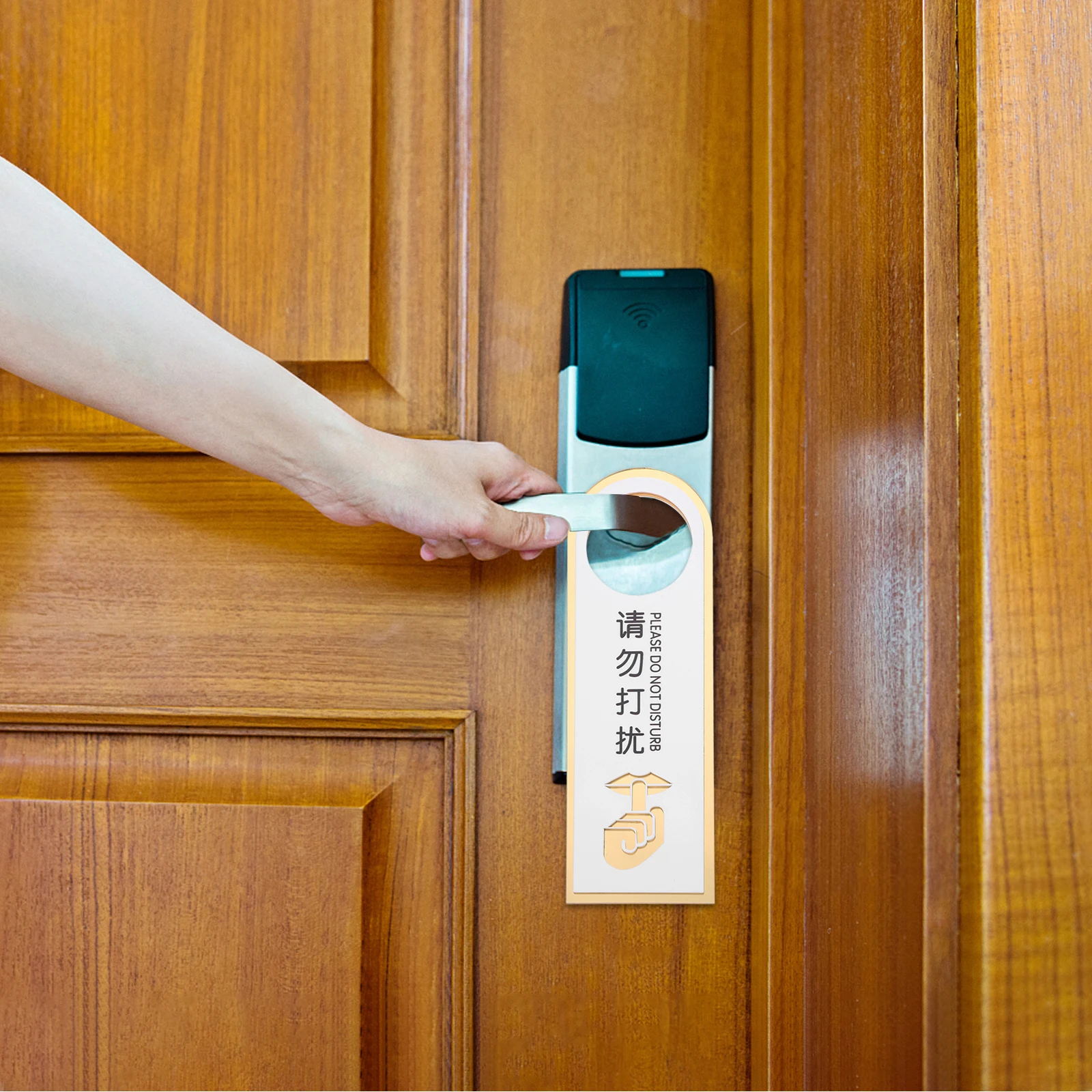

Do Not Door Hanger Acrylic Sign Long Lasting Practical Hotel Do Not Disturb Sign Design Office Hotel Home Decor