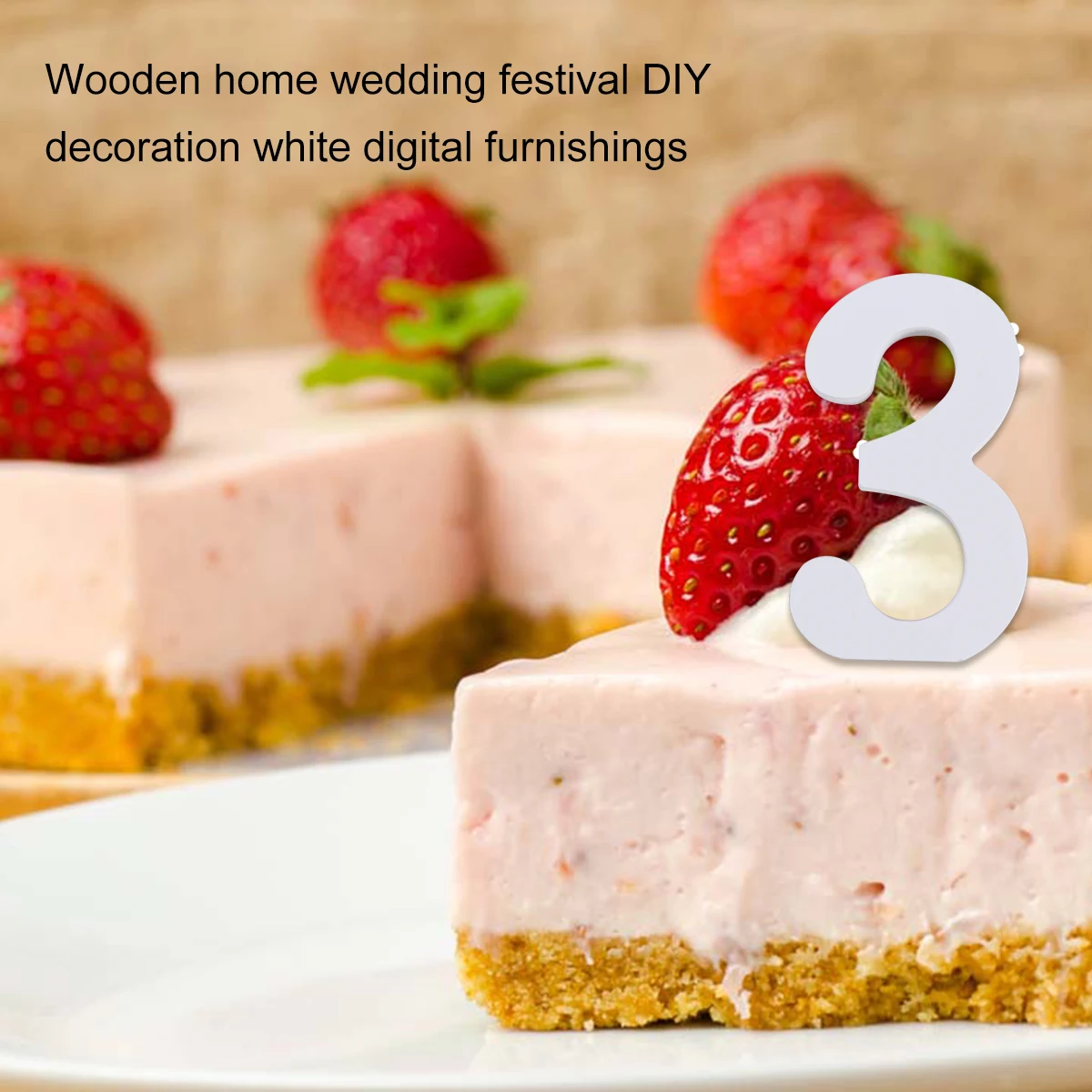 

Diy Wooden Table Numbers White Wedding Event Birthday Party Decoration Wood Table Number Holder Seat Cards For Banquet