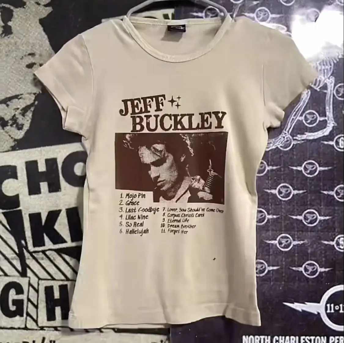 Jeff Buckley T-Shirt, Jeff Buckley White Boy Tour 1995 Music Tour AN21681