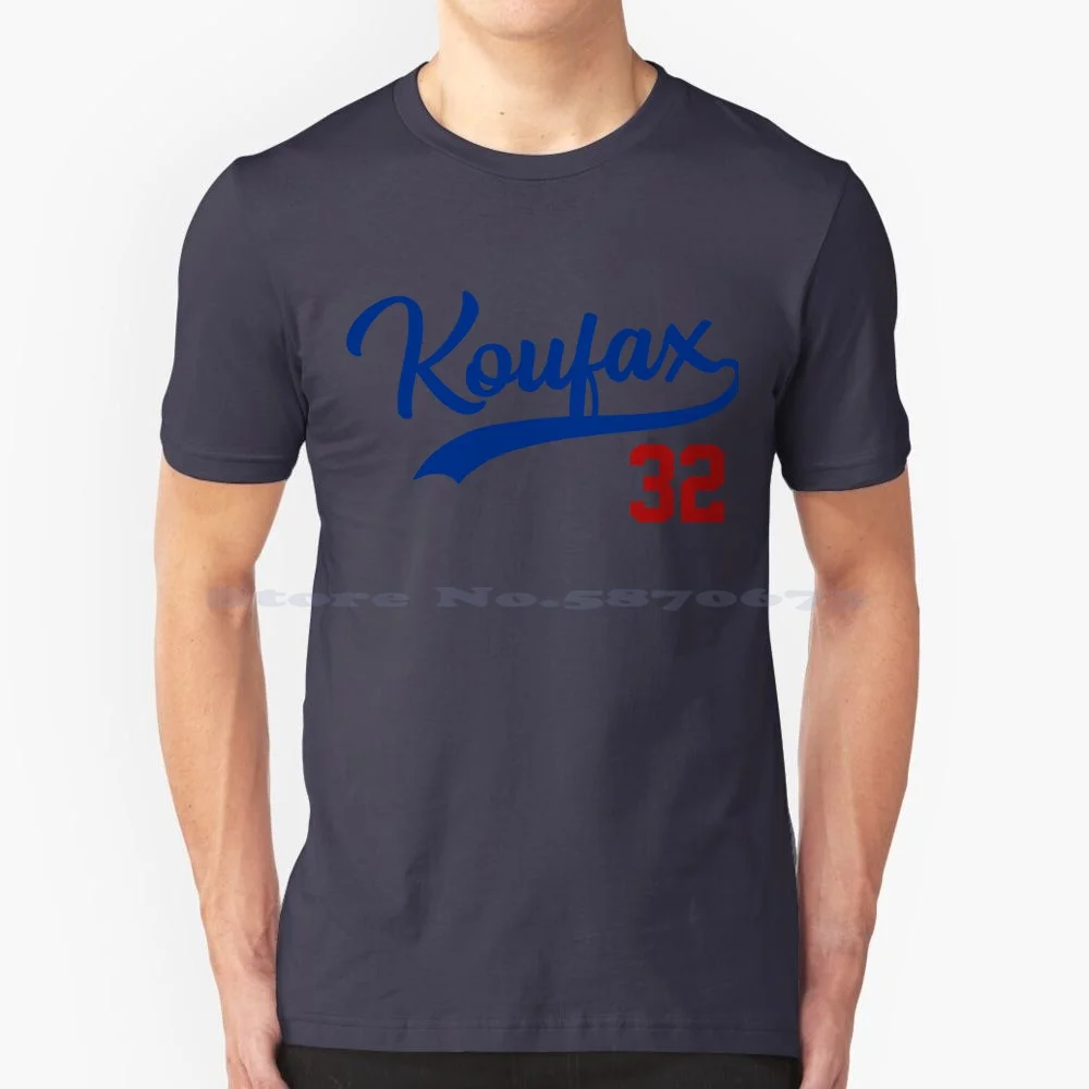 Koufax 32 Left Hand Of God T Shirt 100% Cotton Tee Best Seller Quotes Sandy Koufax 32 Sandy Koufax Baseball Sport