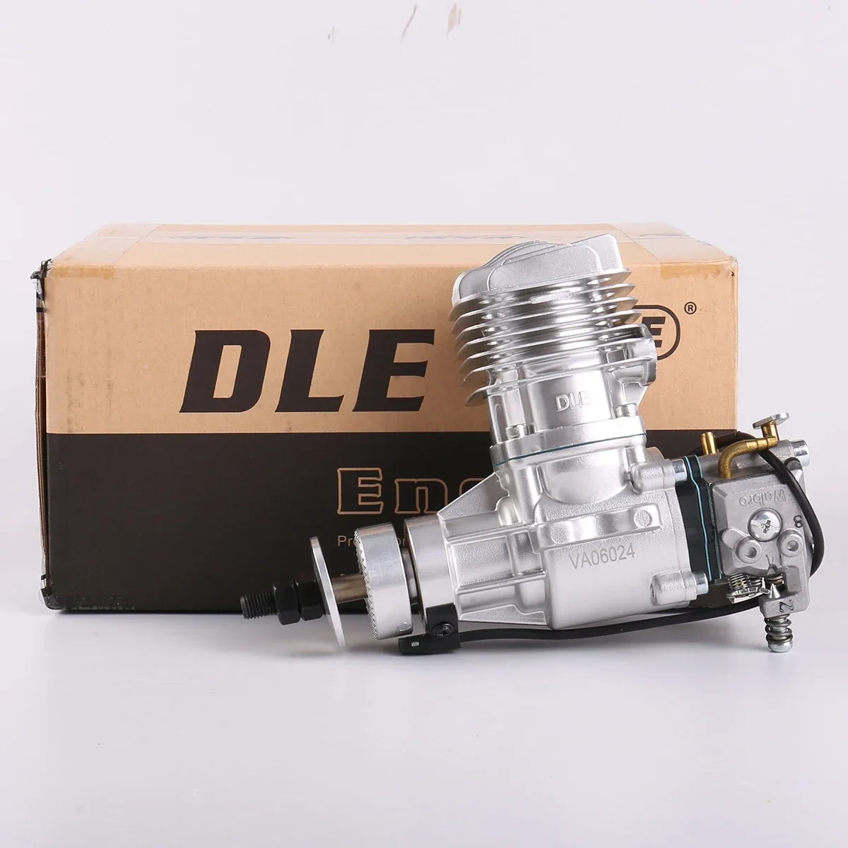 DLE20RA model engine two-stroke for RC aircraft fixed wing model cold start dual exhaust