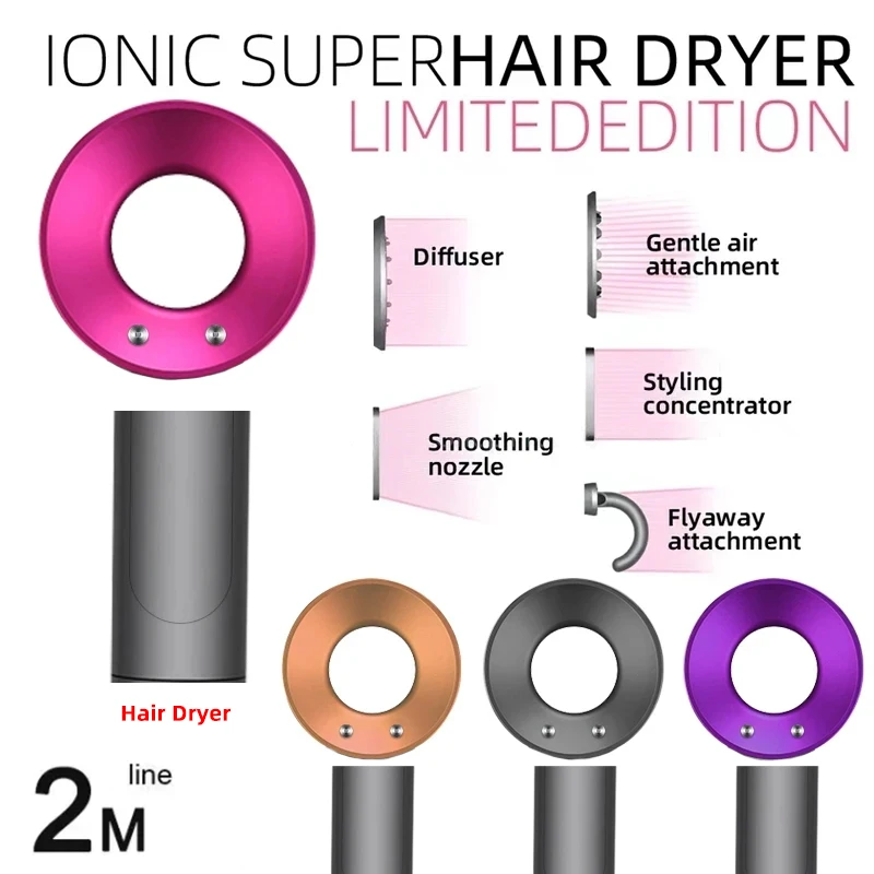 DS High Power Hair Dryer Professional Powerful Hairdryer Fast Quick Hot And Cold Adjustment Ionic Air Blow Dryer For Hair Salons