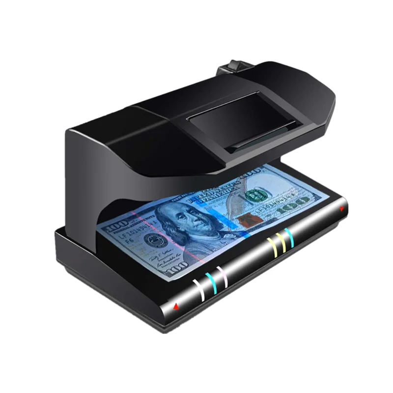 Portable UV Counterfeit Bill Detector Ultraviolet Fake Money Checker Multi-Currency USD EUR GBP Banknote Tester