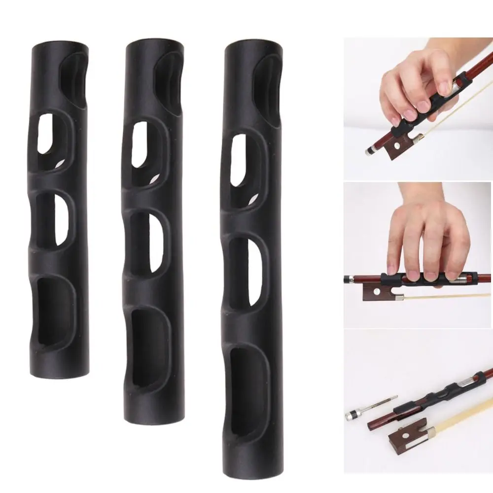 Rubber Violin Bow Grip Corrector 3/4-4/4 1/2-1/4 1/8-1/10 Violin Teaching Parts Violin Bow Hold Posture Corrector