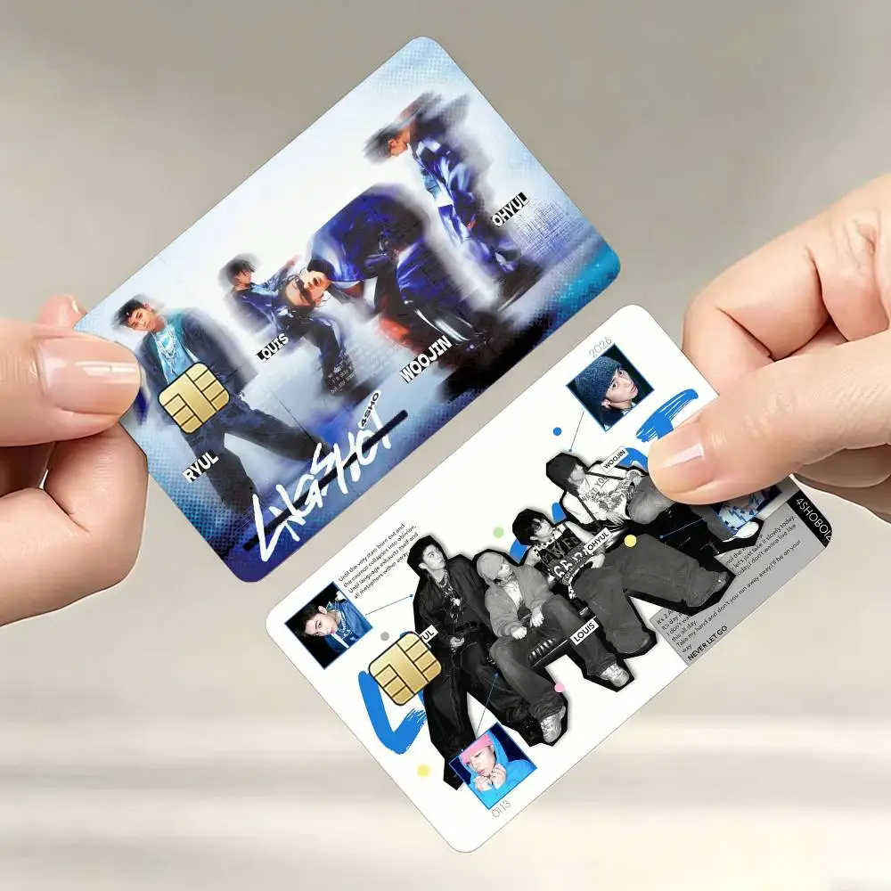 

4SHO NEW KPOP LNGSHOT Sticker Decoration Creative Bank Card Bus Metro Waterproof Sticker