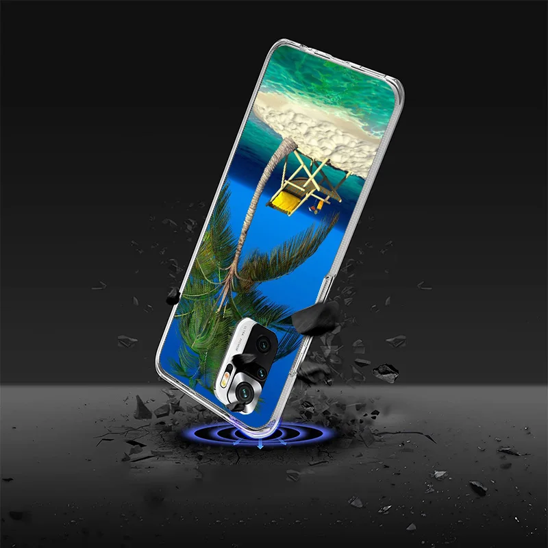 Summer Beach Sunset Sea Palm Tree Phone Case For Xiaomi Redmi 12 12C 10 10C 10A 9 9A 9C 9T 8 8A 7 7A 6 Pro 6A K70 K60 K40 K20 S2