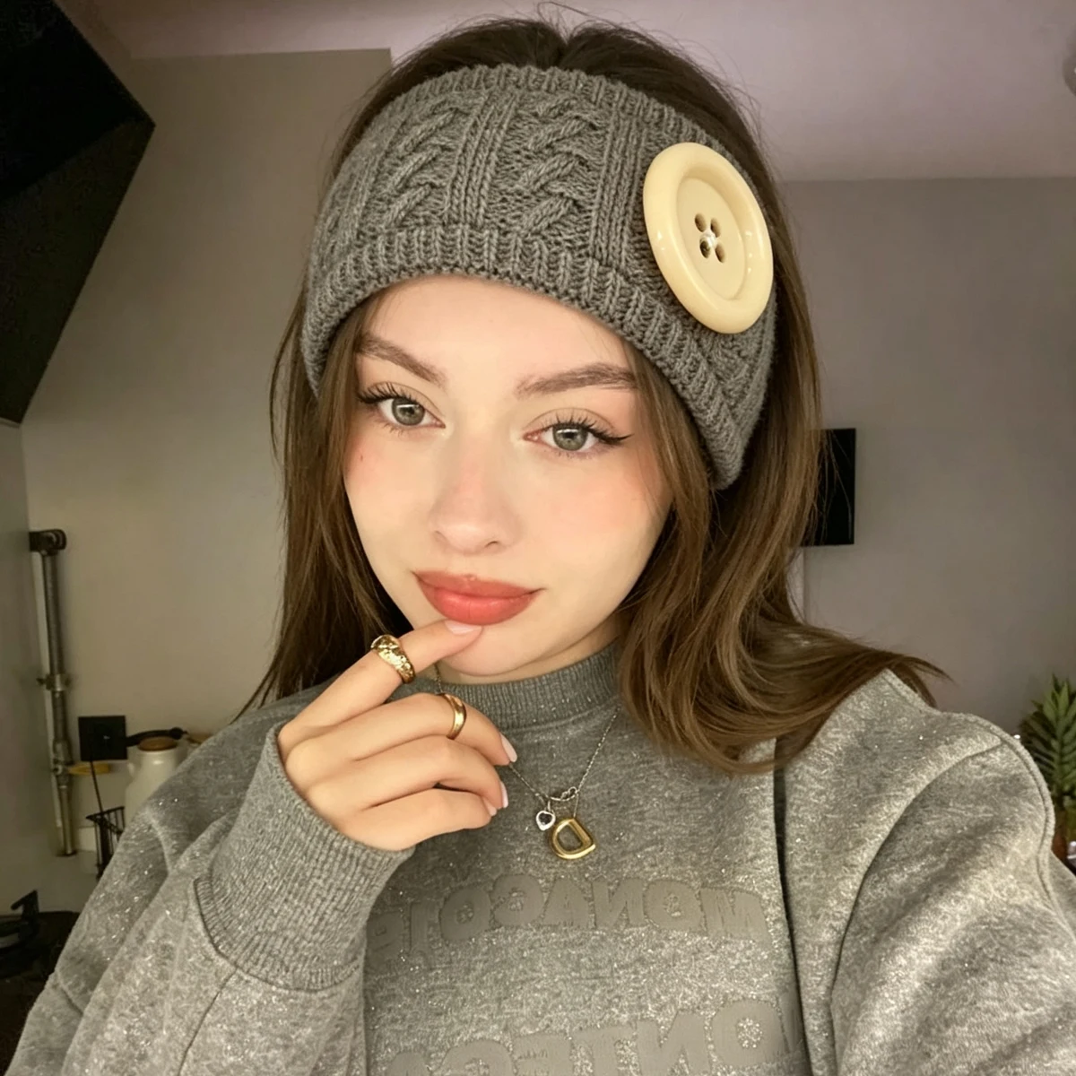 Winter Fleece Knitted Trendy H - огляд і ціна Winter Headband Fleece