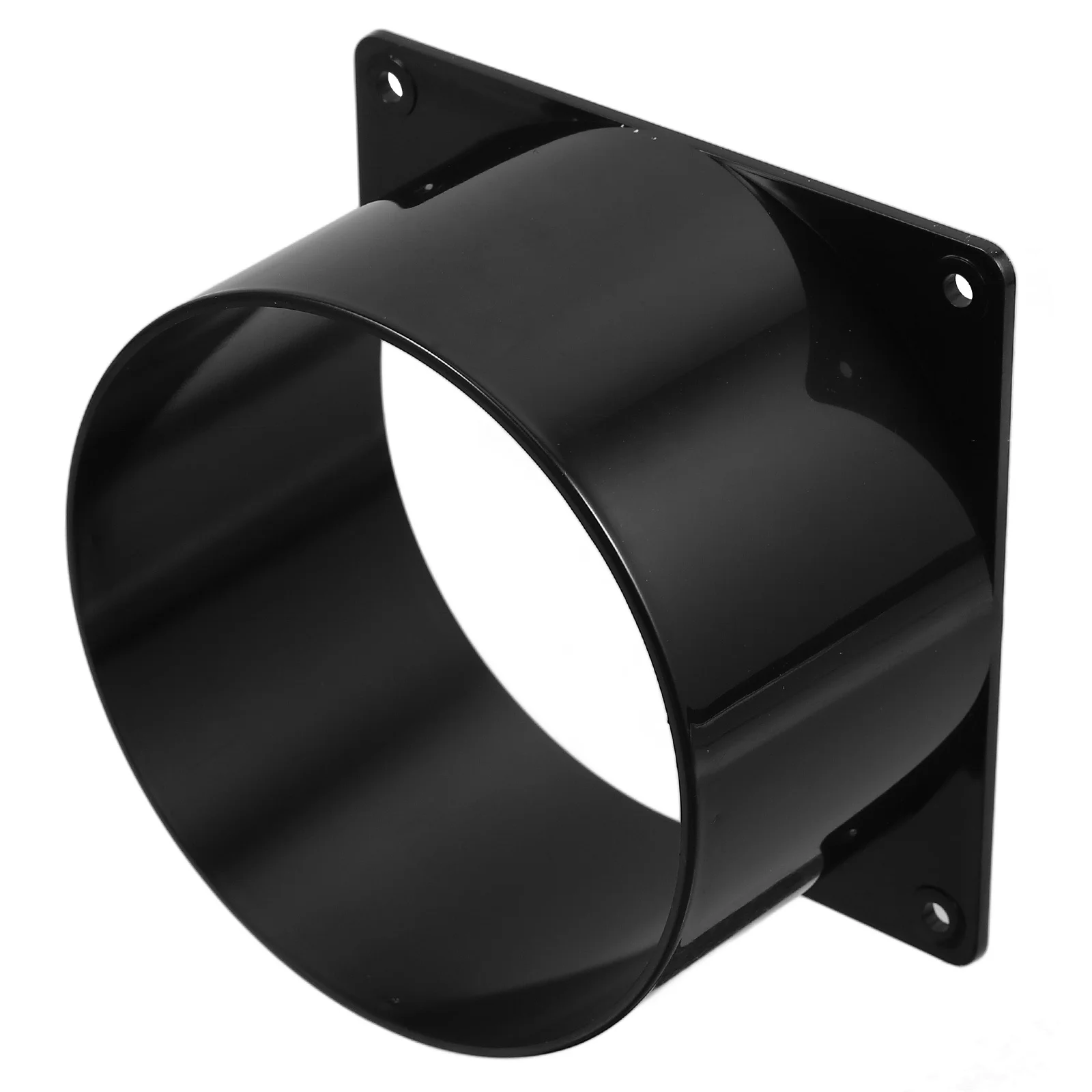 

ABS Square Bottom Flange Connector Duct Connector Flange Compatible Exhaust Fans Dryers Range Hoods Dust Collection Hose Fitting