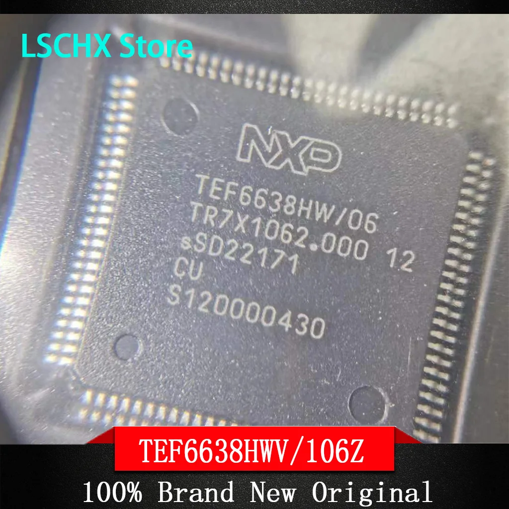 

2PCS New imported TEF6638HW/V106 TEF6638HW/06 LQFP100 tuning chip