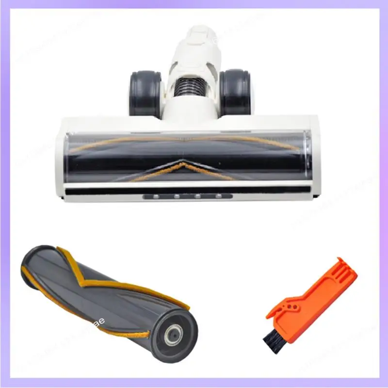 N83R 3 قطعة ل Dreame R10 R20 R30 T30 فراغ فرشاة الأرضية الكهربائية ملحق لينة الطابق فرشاة رئيس مع Led ضوء الغبار