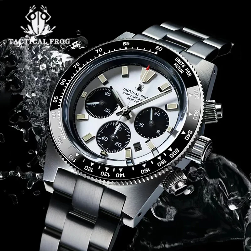 Men's Chronograph Watch, 41mm Solar Quartz Movement
