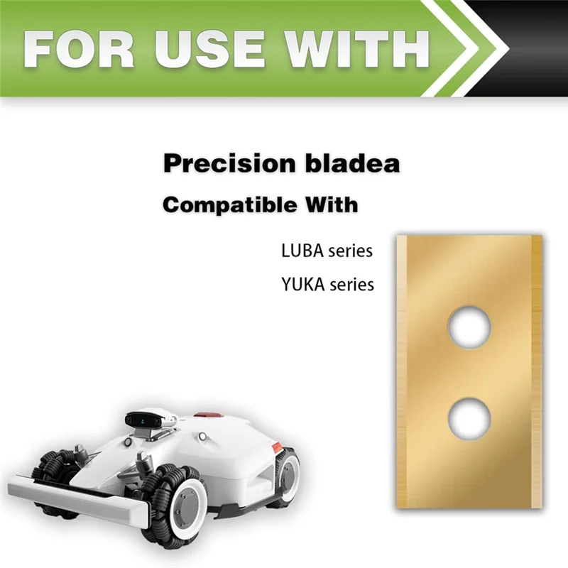 ABKL-Replacement Blades 36Pcs For Mammotion Luba& Yuka All Series Titanium Robotic Mower With Washers Included
