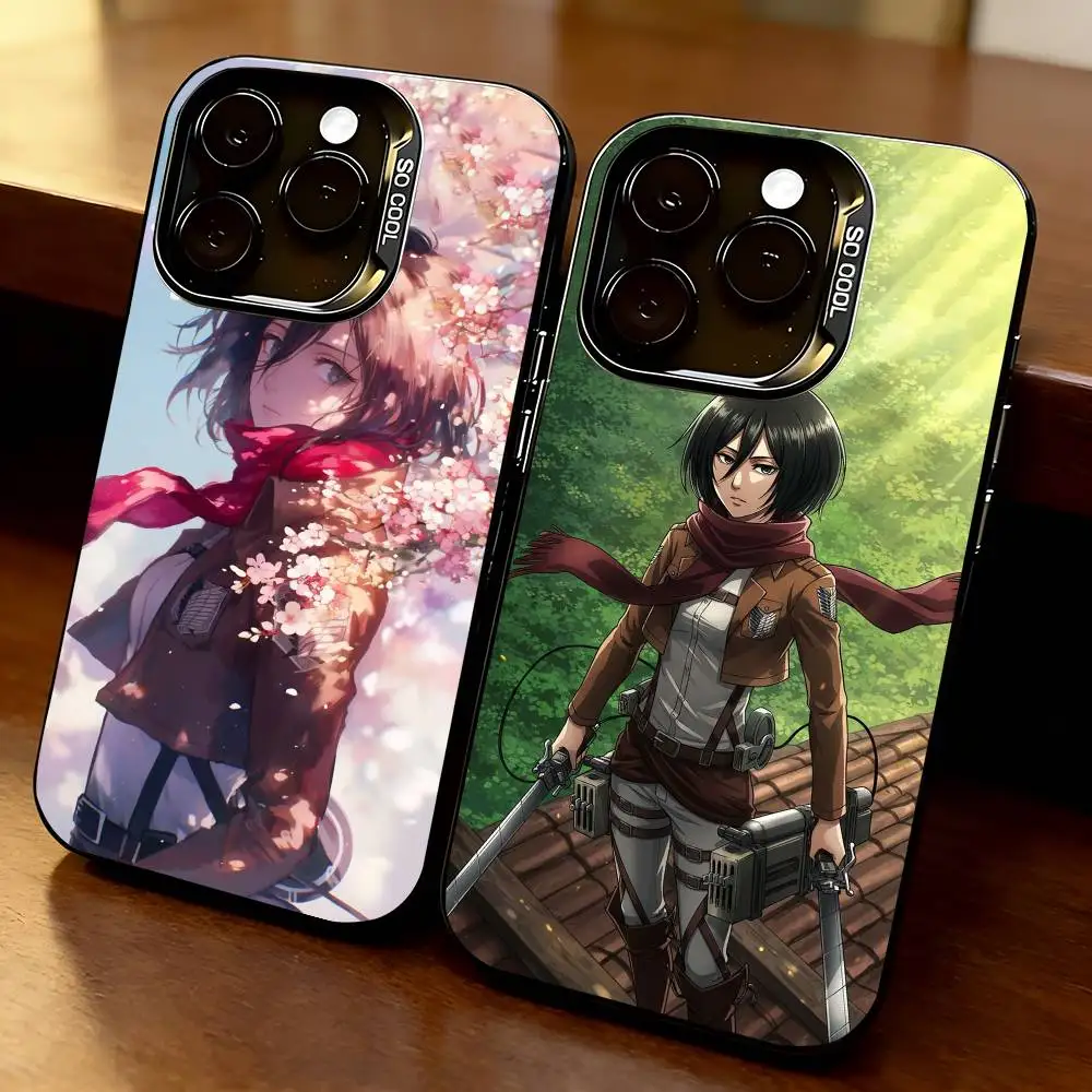 capa-de-celular-hot-anime-a-attack-on-titan-mikasa-para-iphone-17-16-15-14-13-12-11-plus-pro-max-xs-com-revestimento-interno-prateado-colorido