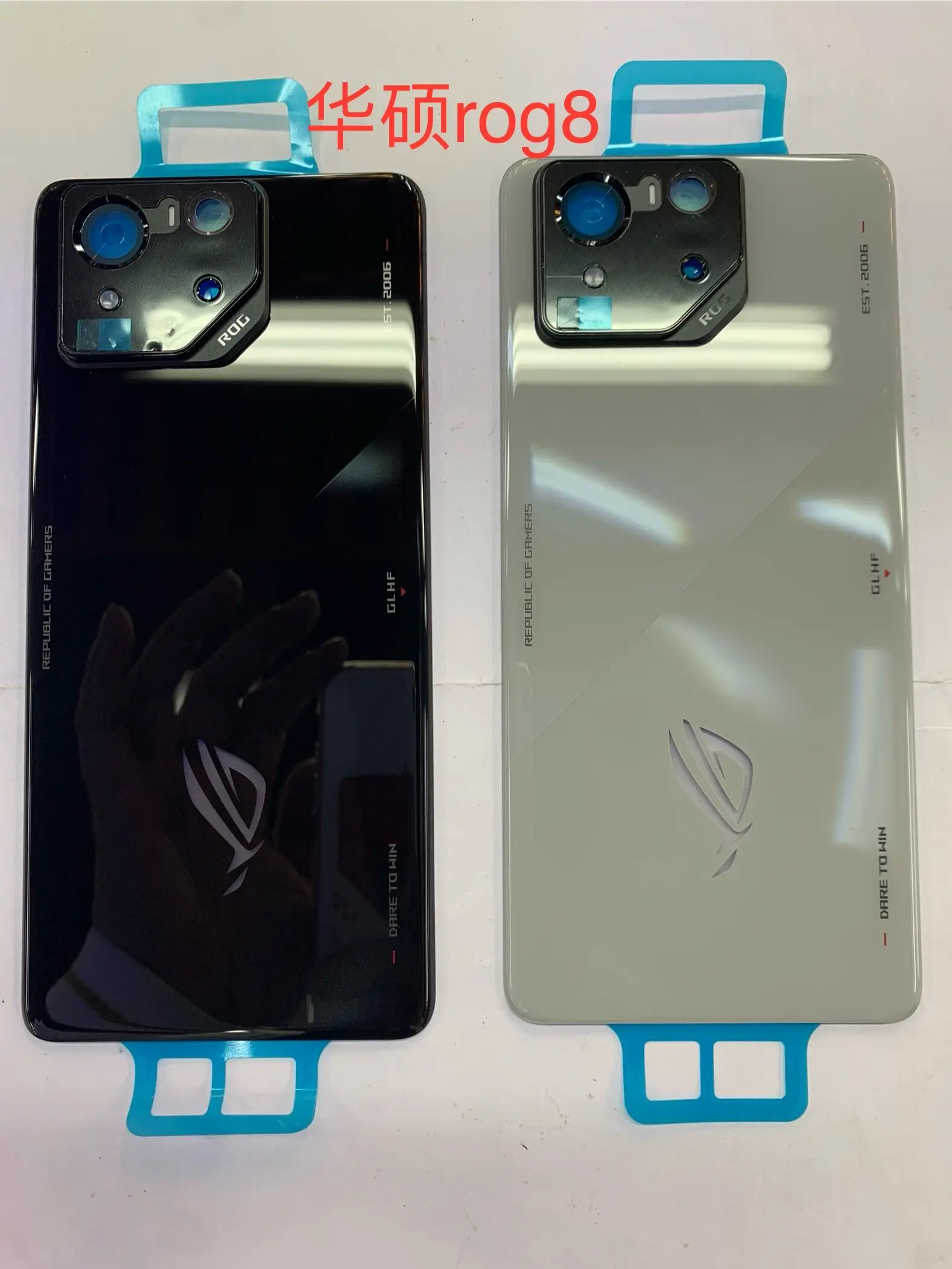 Origina For ASUS ROG Phone 9 8 7 6 Pro 6D FE Battery Back Cover Glass Rear Door Lid Shell Case Housing Replacement Repair Parts