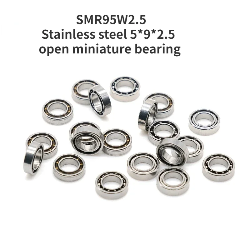 Accessories Bearing SMR95W2.5 Stainless steel 5*9*2.5 open miniature bearing