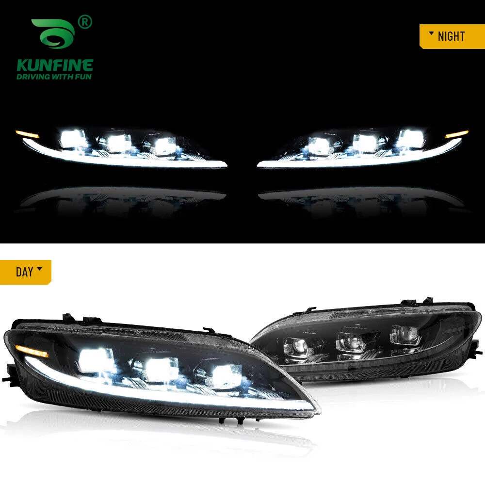 Car Styling Pair Of Car Headlight Assembly For Mazda 6 2003-2008 LED Head Lamp Car Tuning Light Parts Plug And Play