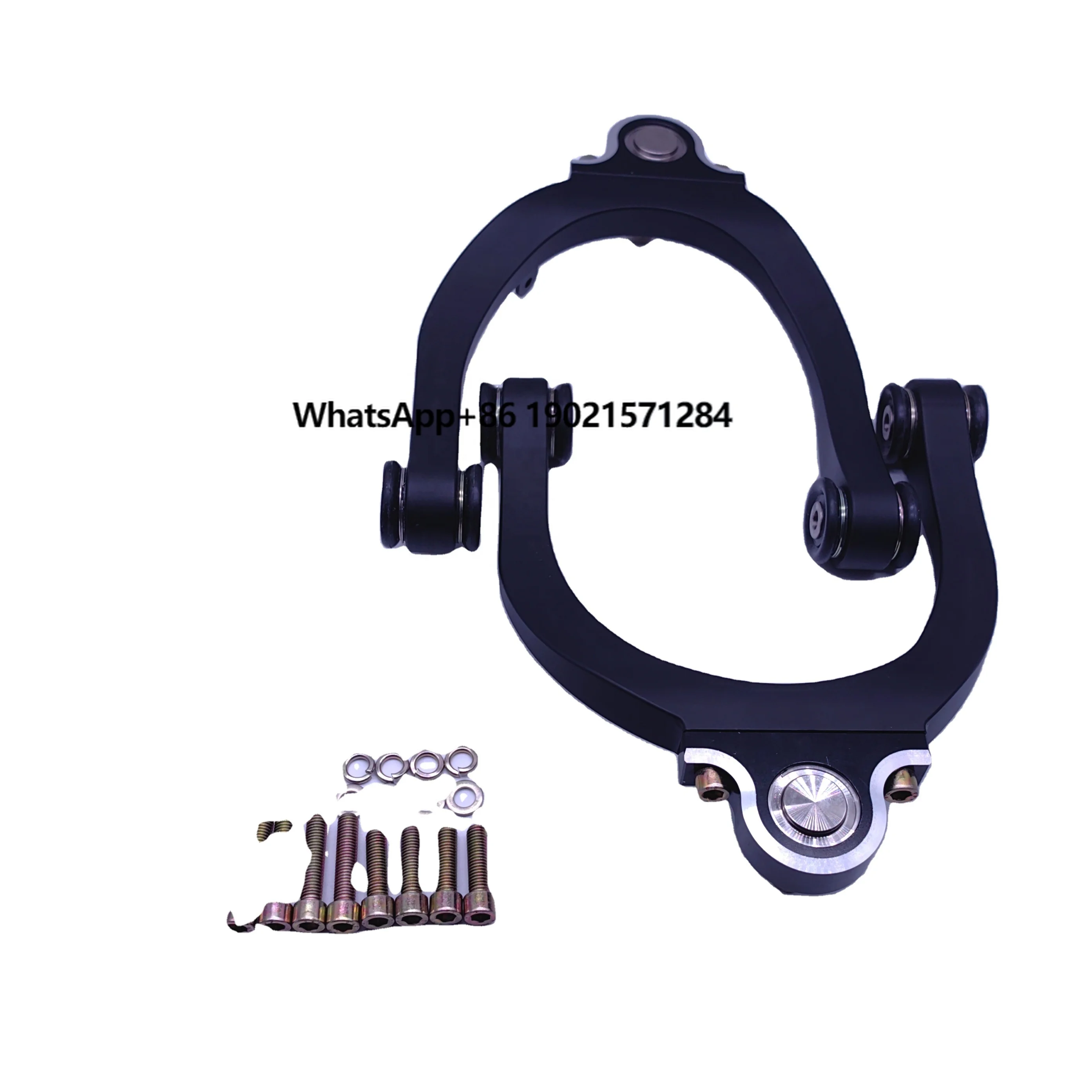 

Camber Adjustable Front Upper Control Arms Kit for Model 3 & Y CNC Billet Aluminium Made Spherical Bearings Heim Joint.