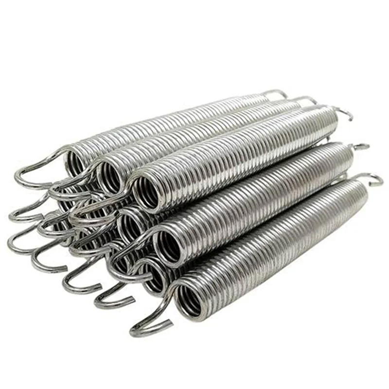 

12Pack 6.5Inch Trampoline Spring Steel Replacement Kit for Extra Bounce Trampoline Accessories Silver