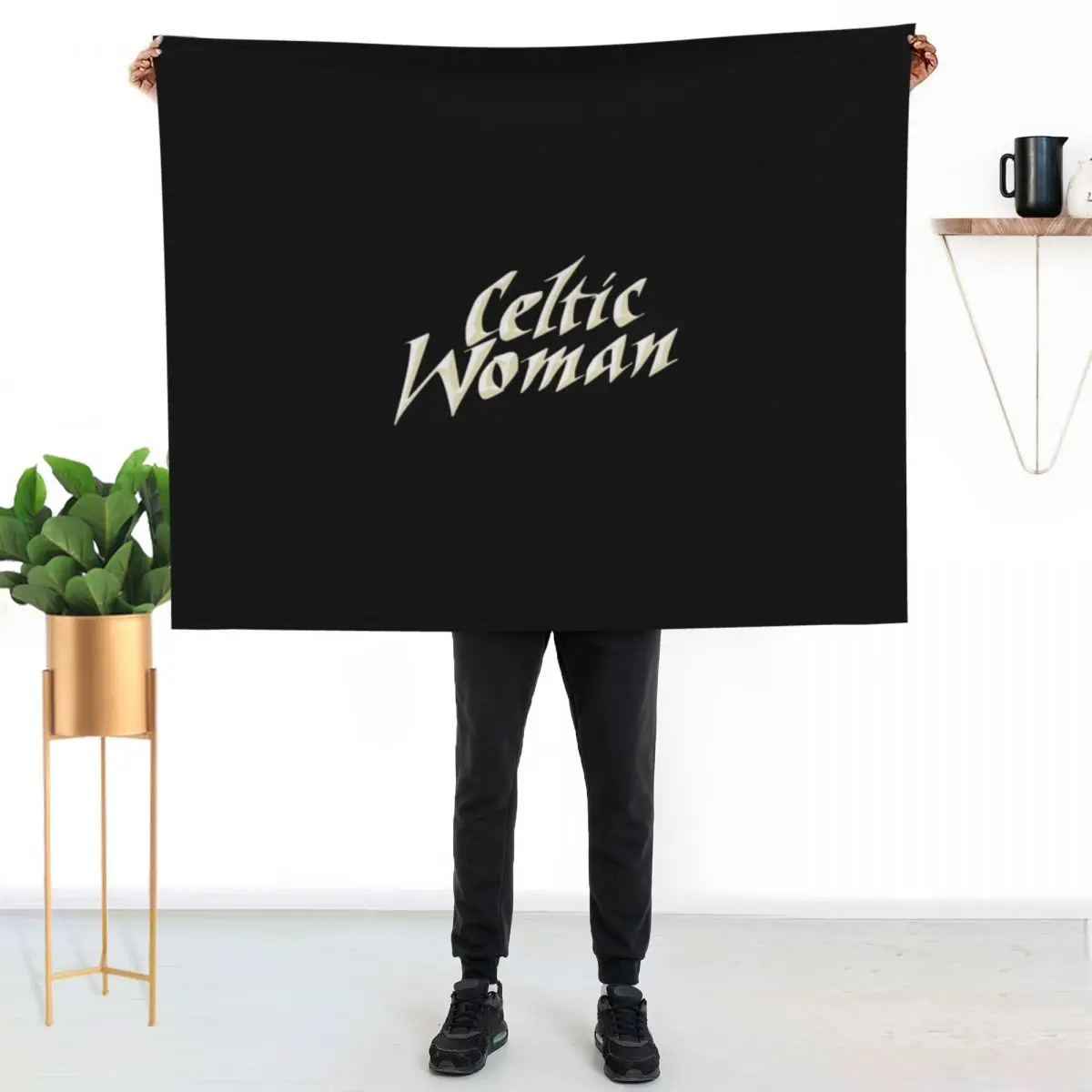 Celtic Woman Throw Blanket Beautifuls Sofa Hairy Softest Nap decorative Blankets