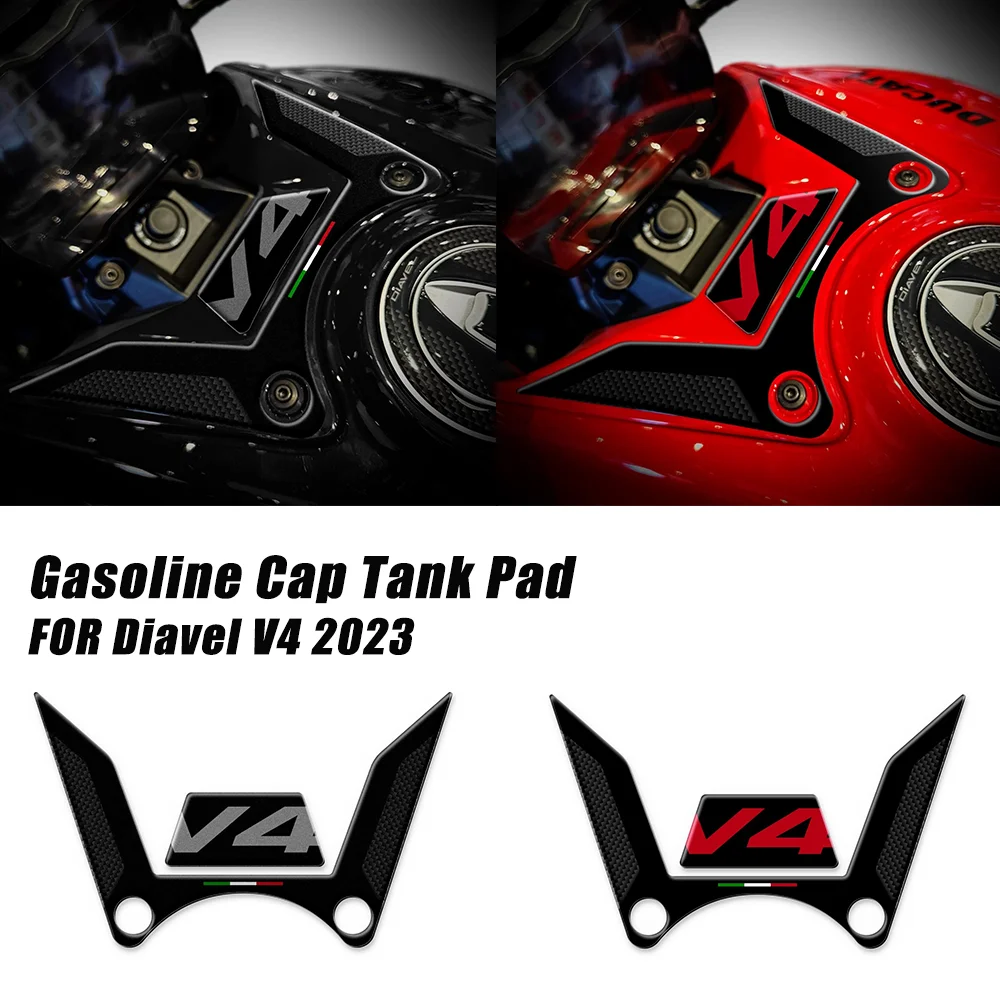 

Gasoline Cap Tank Pad Waterproof Sticker Decals Scratch Resistant Motorcycle Accessories FOR Diavel V4 2023