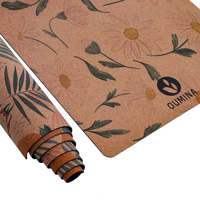 YTYIN personnalisé imprimé haute qualité écologique méditation voyage sport pliant antidérapant liège Yoga tapis de Guangdong