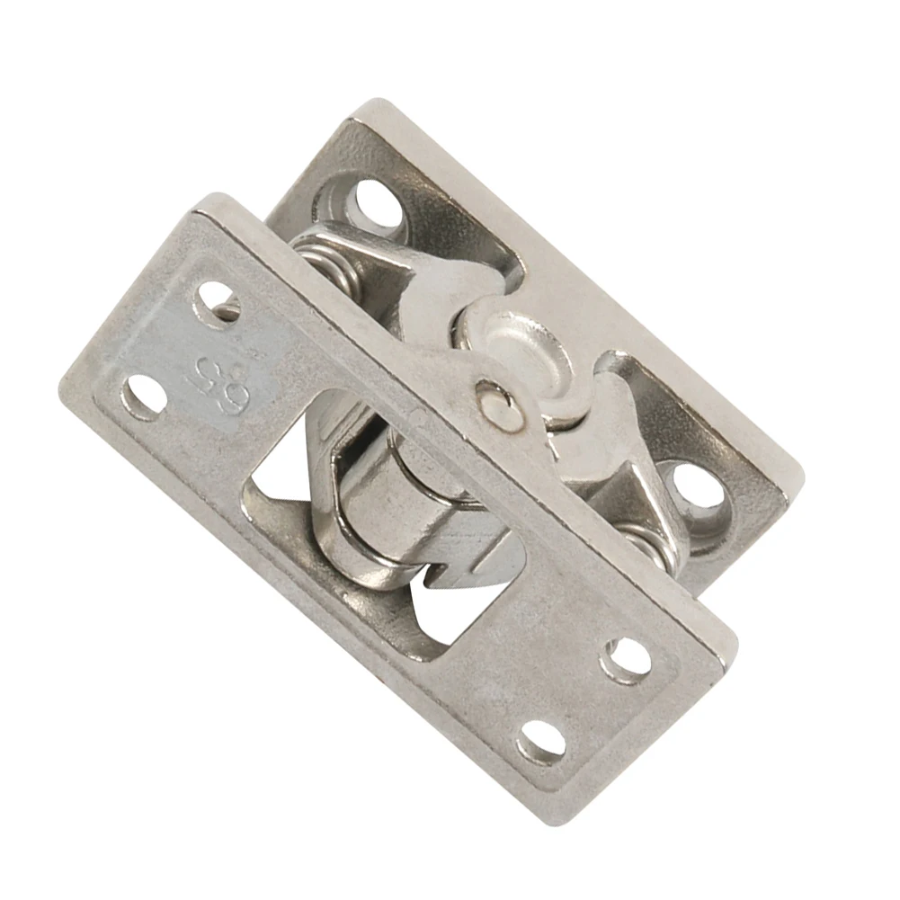 Zinc Alloy RV Door Latch with Smooth Spring Loaded Dual Roller for Trailers Boats Garages Cabinets and Indoor Applications