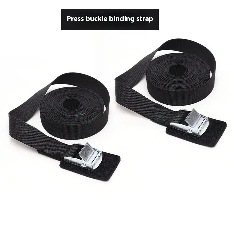 1 متر-5 متر مشبك التعادل أسفل حزام البضائع الأشرطة لسيارة دراجة نارية مع مشبك معدني حبل للسحب حزام سقاطة قوي لحقيبة الأمتعة #4