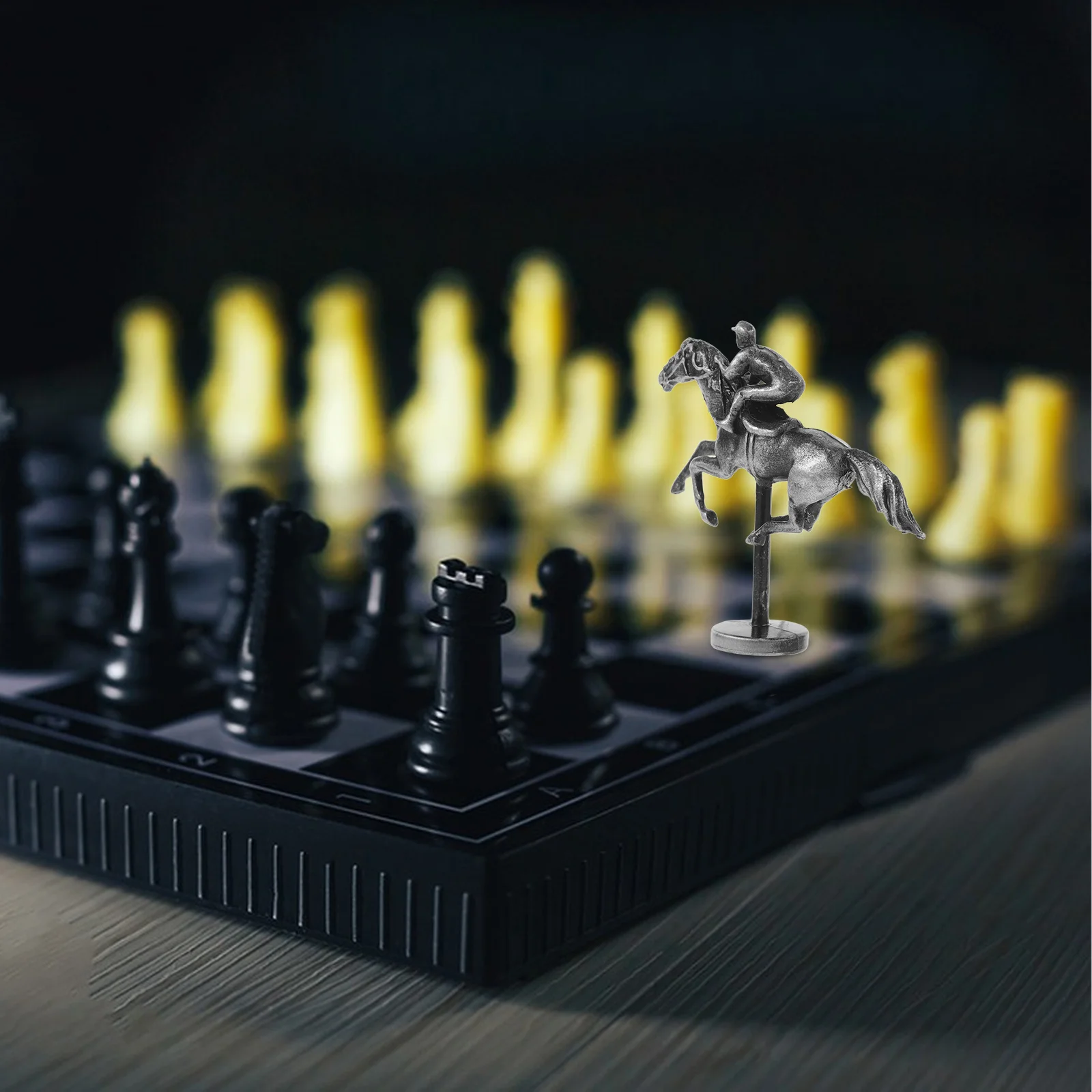 

Chess Pieces Accessories Replacement Figurines Sturdy Props Set For Collectors Parts Metal