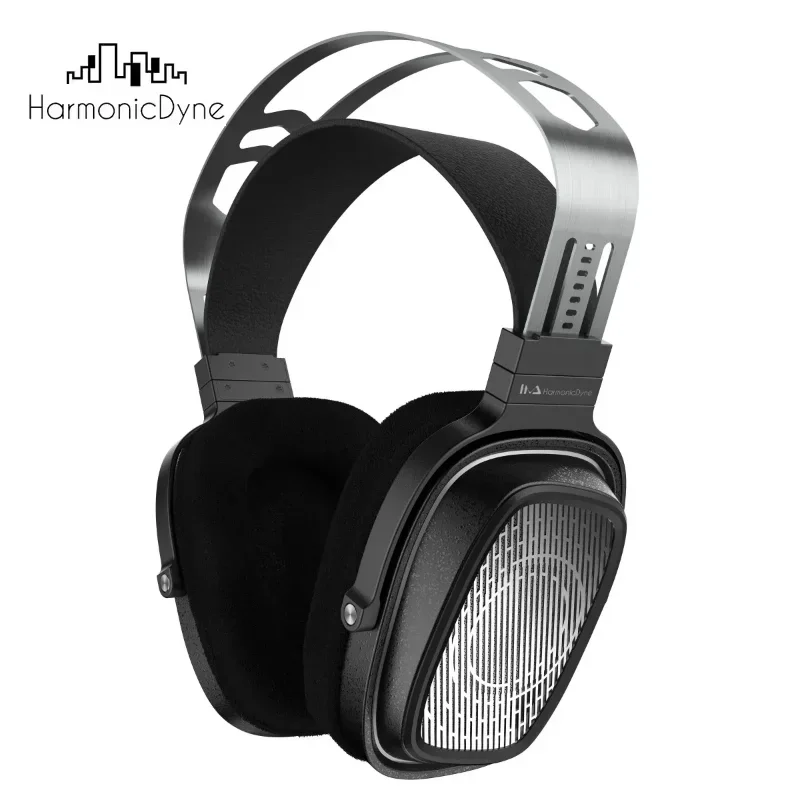 HarmonicDyne BAROQUE 60mm Ceramic-Metal Diaphragm Headphone Premium EarPads with Timeless Minimalist Design