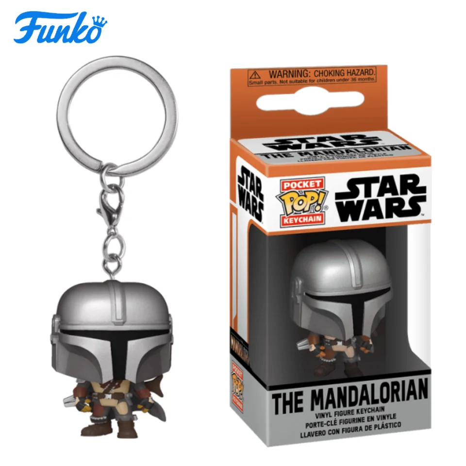 

Funko Pop Keychain: the Mandalorian - New Year's Gift - a Great Gift for Friends and Family for Christmas, New Year, and Birthdays, Pop Culture Decoration, Birthday Gift, Comic Book Collectible, Officially Licensed Merchandise, Premium Collectible, Comic 