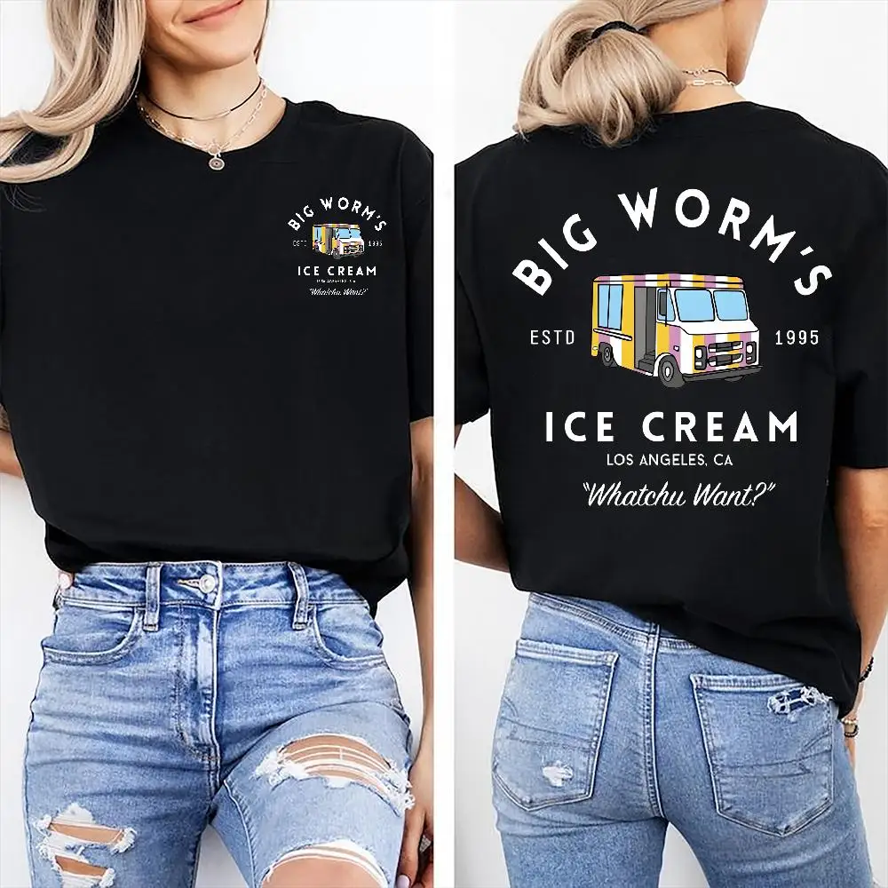

Big Worm's Ice Cream - Whatchuwant Classic Cotton T-Shirt Unisex Tee