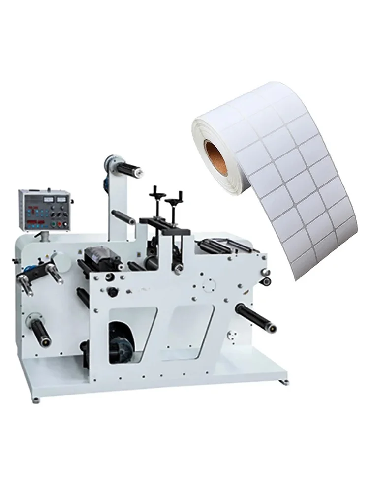 Automatic Label Slitter Rotary Die Cutting Machine Roll Label Rotary Die Cutting Machine Sticker Label Slitter Rewinder Machine