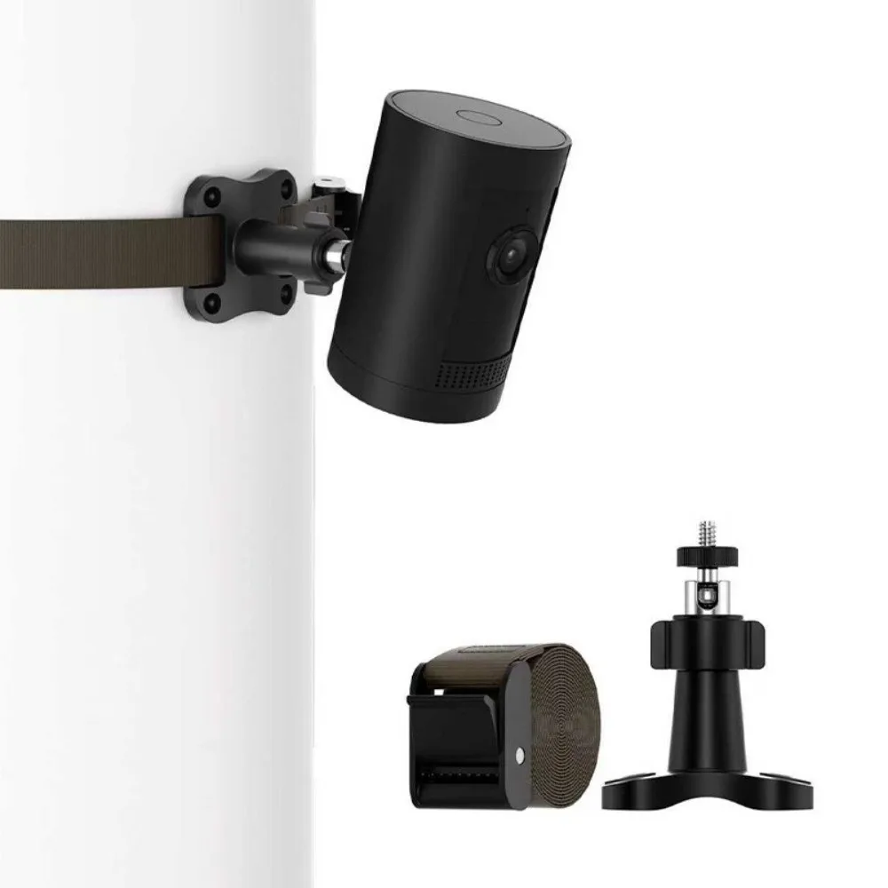 Adjustable Solar Panel Mount Bracket Universal No Drill Outdoor Camera Holder Trail Camera Mount Wall Mounting
