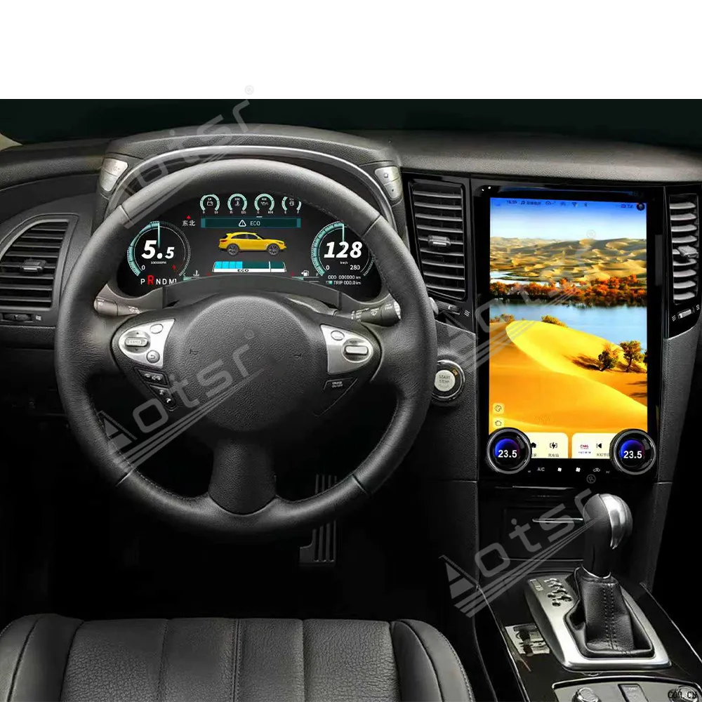 

Car LCD Digital Cluster For Infiniti FX35 FX37 FX45 FX50 2009-2016 Dashboard Virtual Cockpit Instrument Auto Speed Meter AI HD