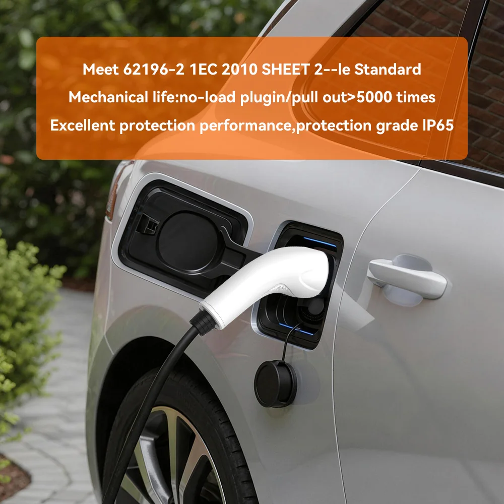 

VODEXEV EV Charging Cable 16A 11KW 3Phase 22KW Electric Car Charger 7KW 32A 1Phase EV Cable 3.5KW Type 2 to Type 2 IEC62196-2
