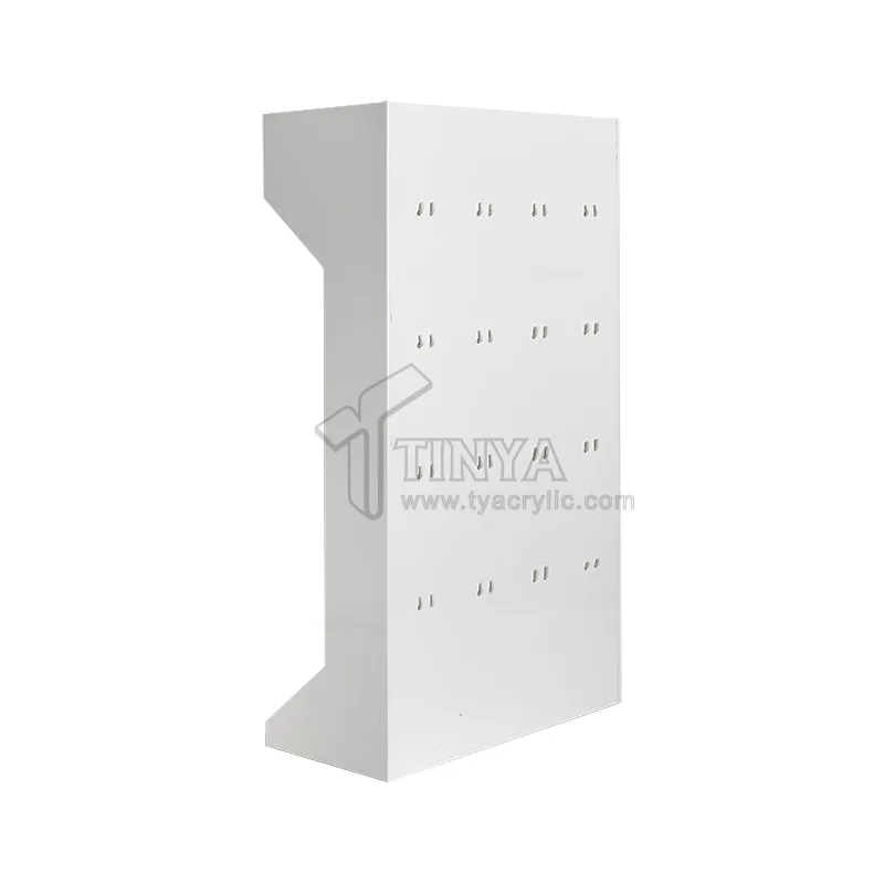 Custom.2025 اتجاهات جديدة خزانة عرض الهاتف الخليوي الاكريليك مع السنانير #6