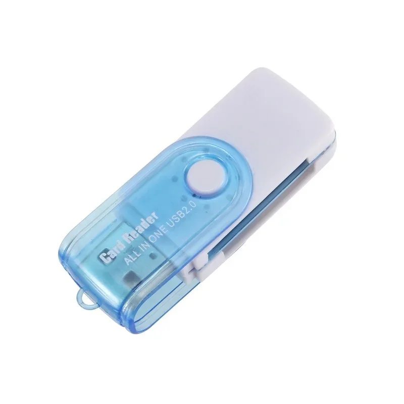 4 في واحد متعدد الوظائف دوران كبير TF محول صغير خارجي USB2.0 قارئ بطاقات عالي السرعة
