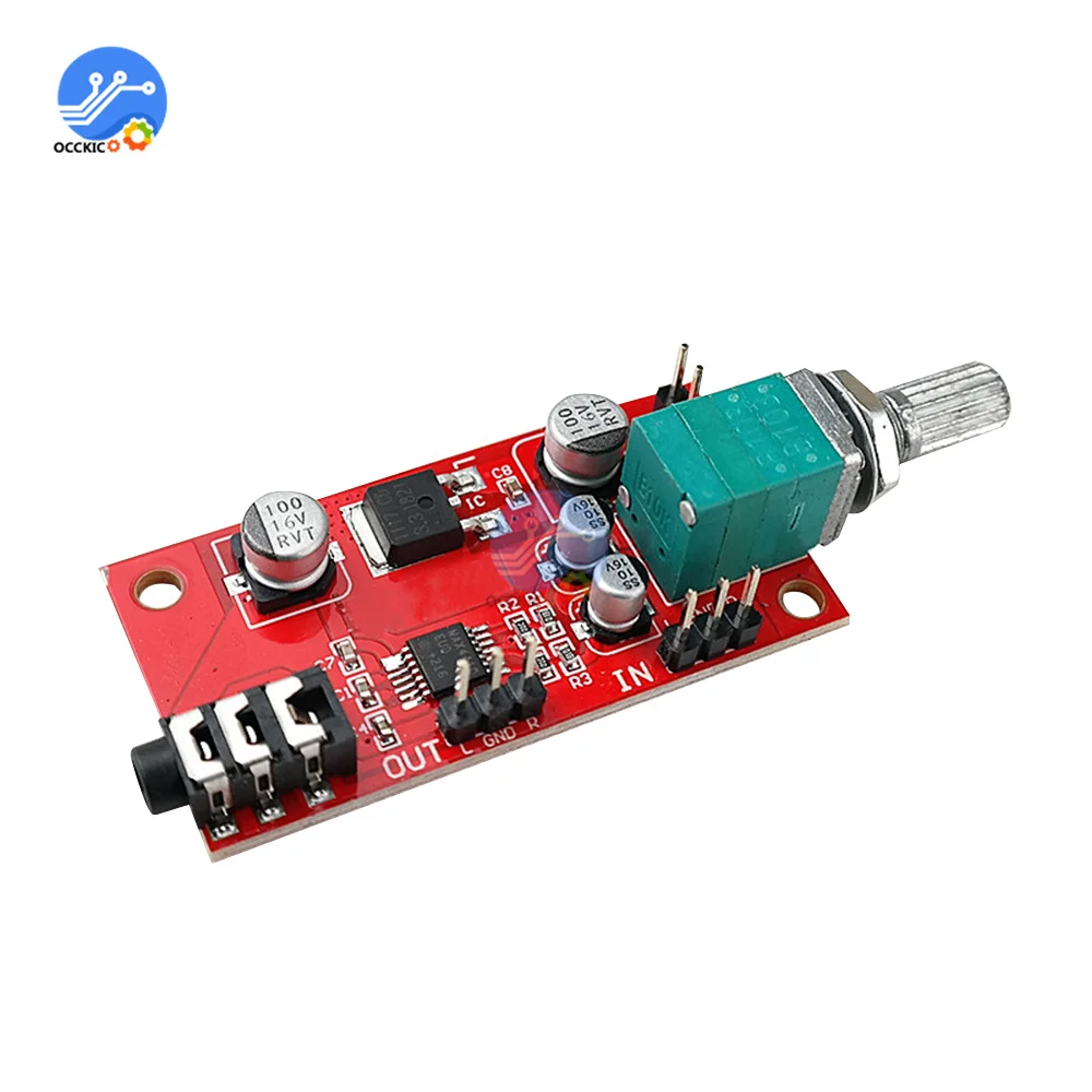 La scheda dell\'amplificatore per cuffie MAX4410 l\'amplificatore per cuffie in miniatura puรฒ essere utilizzato come preamplificatore