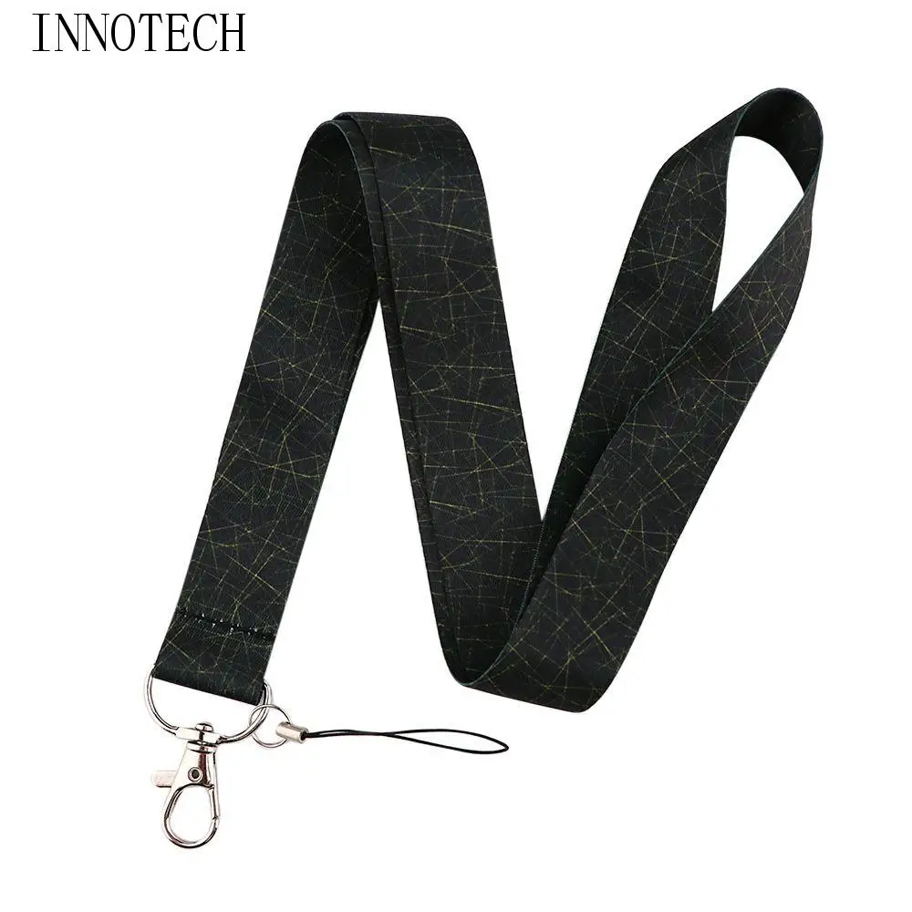 

Key Ring Holder Hang Rope Name Tag Holder Mobile Phone Strap Marble Printing Lanyard Neck Straps Phone Hang Rope Phone Lanyard