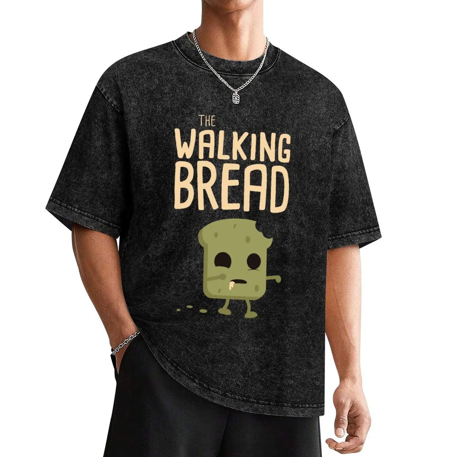 The Walking Bread T-Shirt aesthetic clothes blanks vintage essential t shirt black t-shirts for men